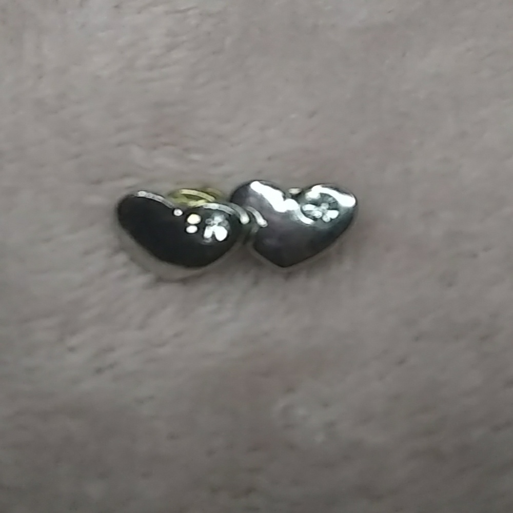 Silver dimond earrings